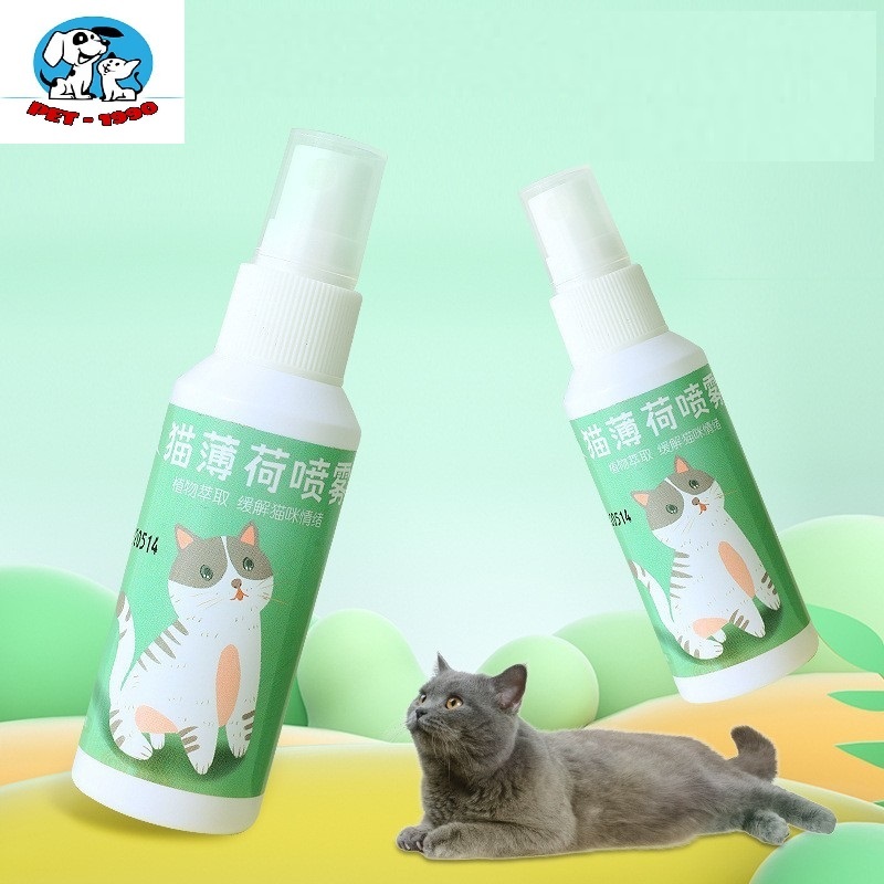 Catnip - Dạng Xịt Cho Mèo, Xịt Catnip Giúp Chó Mèo Thư Giãn Giải Tỏa Căng Thẳng, Xịt Cỏ Mèo 50ml