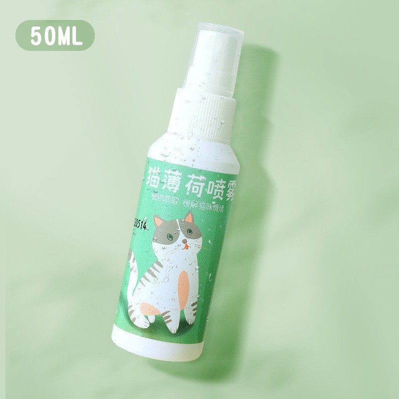 Catnip - Dạng Xịt Cho Mèo, Xịt Catnip Giúp Chó Mèo Thư Giãn Giải Tỏa Căng Thẳng, Xịt Cỏ Mèo 50ml