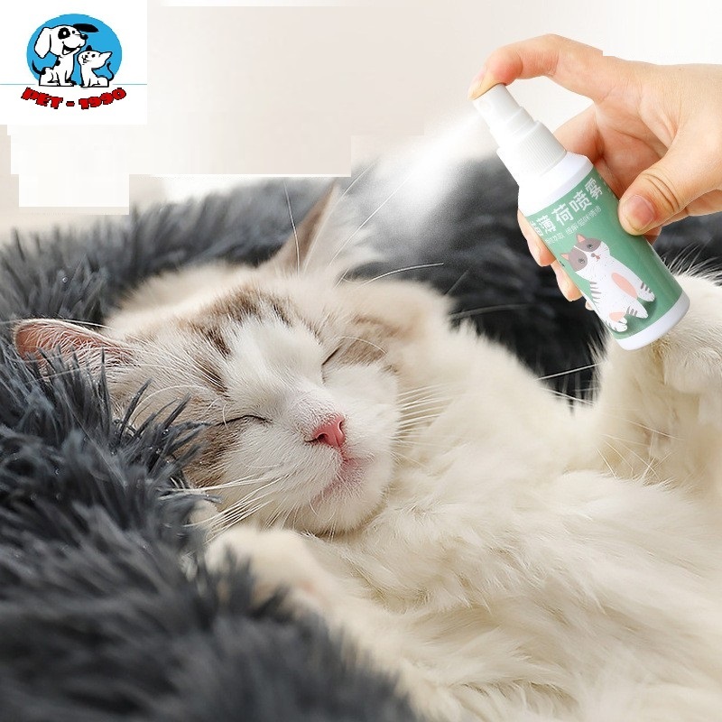 Catnip - Dạng Xịt Cho Mèo, Xịt Catnip Giúp Chó Mèo Thư Giãn Giải Tỏa Căng Thẳng, Xịt Cỏ Mèo 50ml