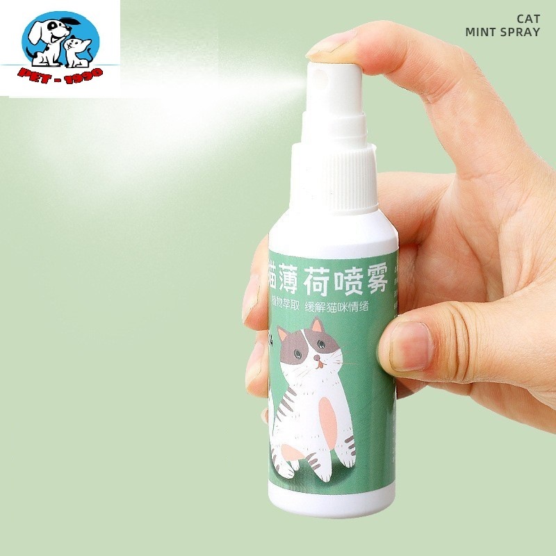 Catnip - Dạng Xịt Cho Mèo, Xịt Catnip Giúp Chó Mèo Thư Giãn Giải Tỏa Căng Thẳng, Xịt Cỏ Mèo 50ml