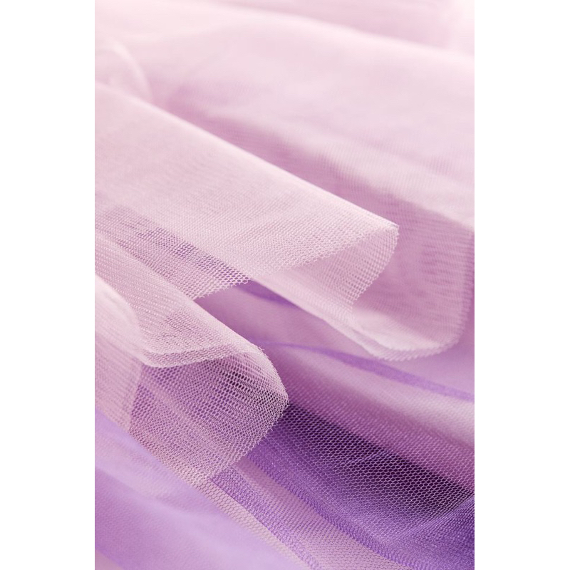 Hàng chính hãng - Váy tím Elsa dài bồng xoè dài tay công chúa dành cho bé gái