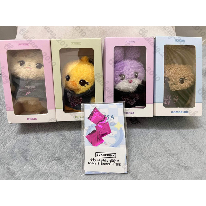 Móc khoá BLACKPINK OFFICIAL CHARACTER MINI KEYRING