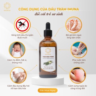 (HẾT HSD) Tinh dầu tràm trà Imuna 100ml (HSD 20/2/2026)