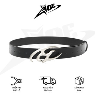 (Có sẵn) AOE STUDIO - Thắt lưng nam nữ Y2K chất da PU cao cấp mặt logo R