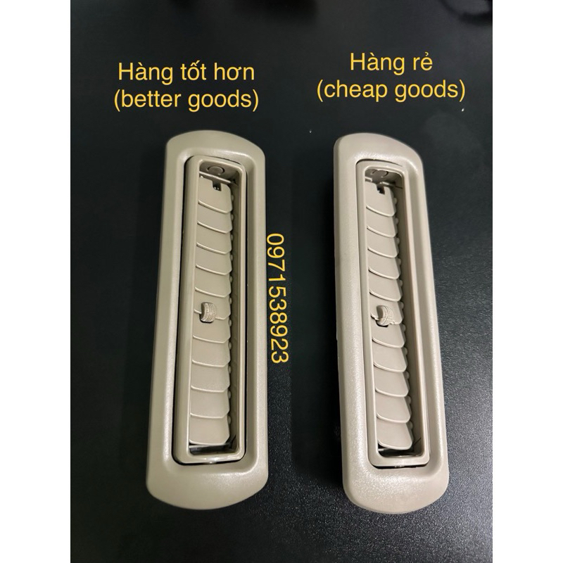 4 CỬA GIÓ TRẦN TOYOTA INNOVA 2005-2016 CAO CẤP