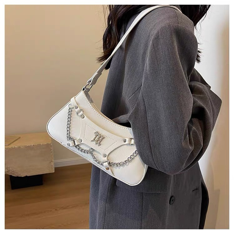 Túi Nữ Kẹp Nách, Túi Xách Cầm Tay Có Dây Đeo Chéo, Túi đeo chéo túi đeo vai phối xích chanh xả KHOÁ M M222