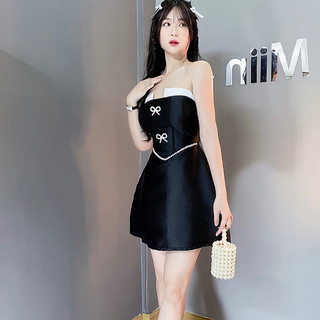 Váy tapta cúp vạt eo đá 2 tag ngọc