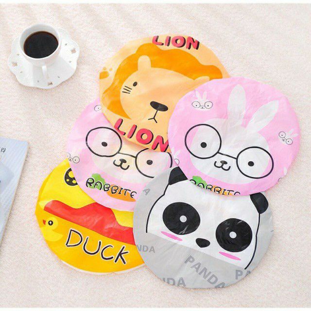 BÌNH TÂN SHOP 👑 Combo 2 cái Mũ chùm tóc khi tắm , chùm ủ tóc
