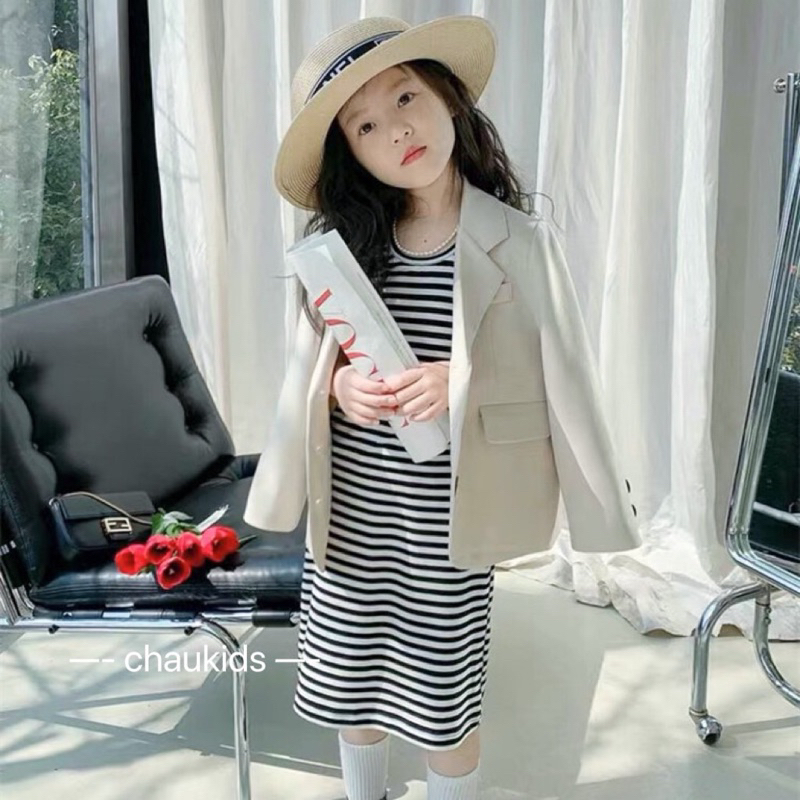 Áo vest blazer cho bé