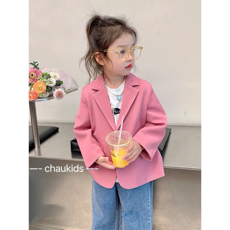Áo vest blazer cho bé