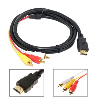 CÁP CHUYỂN HDMI SANG AV RCA 3 ĐẦU BÔNG SEN 1.5M