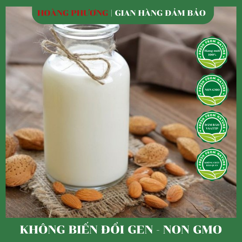 Hạnh Nhân Sống 500G Làm Sữa Hạt Tách Vỏ Loại 1 Chuẩn USA 💝FREE SHIP💝  Hạt Hạnh Nhân Tươi Sông