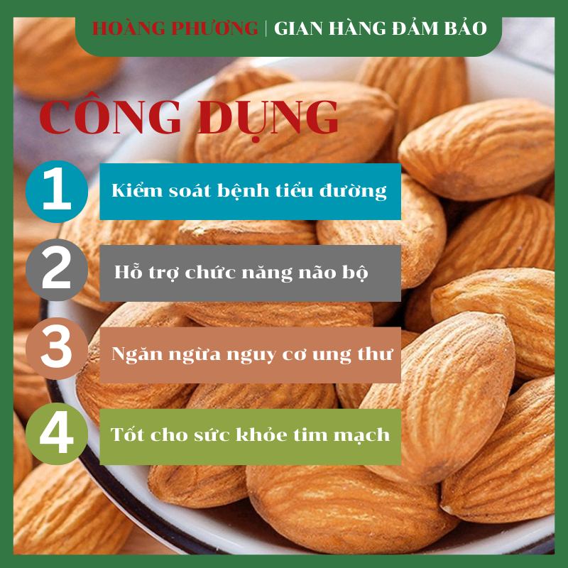 Hạnh Nhân Sống 500G Làm Sữa Hạt Tách Vỏ Loại 1 Chuẩn USA 💝FREE SHIP💝  Hạt Hạnh Nhân Tươi Sông
