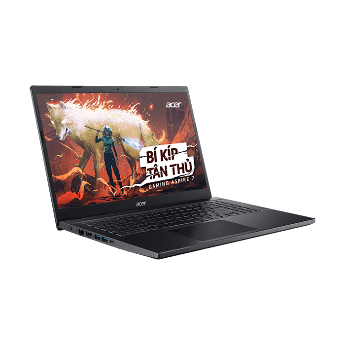 Laptop Acer Aspire 7 A715-76G-73FM i7-12650H | 16GB | 512GB | GeForce RTX™ 2050 4GB | 15.6' FHD 144Hz | Win 11