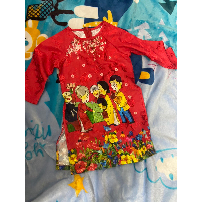 Thanh lý áo dài em bé 8-11kg