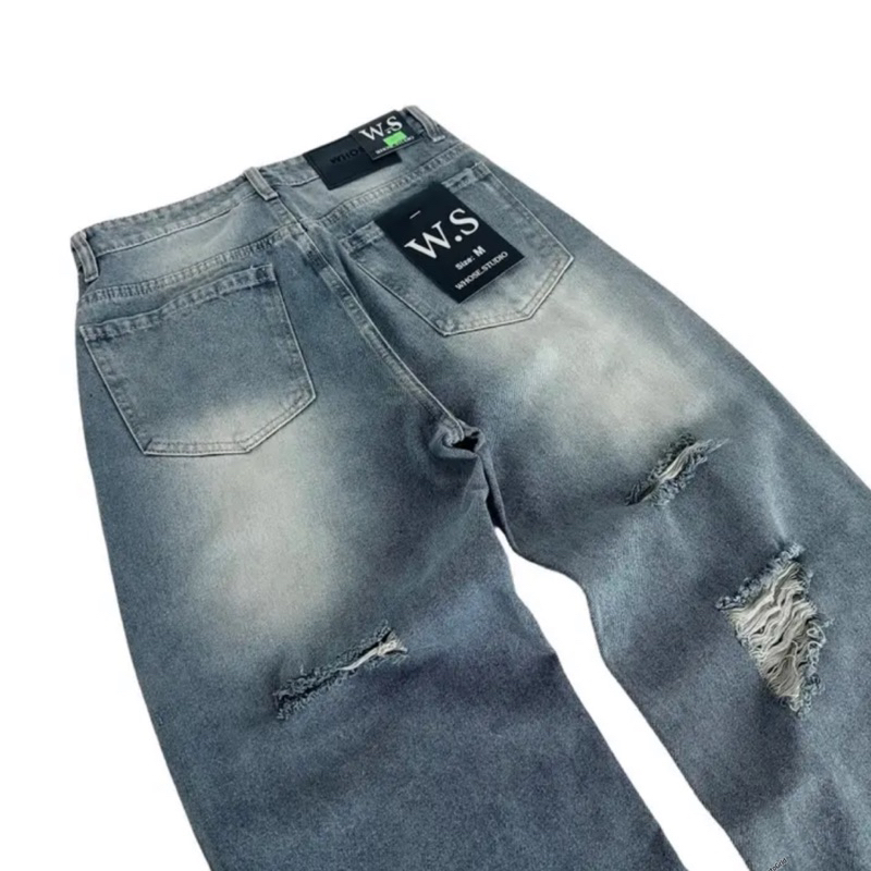 QUÀN NAM RÁCH UNISEX