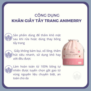 Animerry - Khăn mặt khô dùng 1 lần - Animerry
