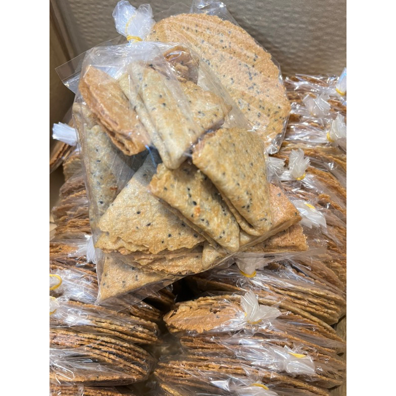 Bánh kẹp mè sữa dừa nướng An Kiêng không đường bánh ăn vặt healthy