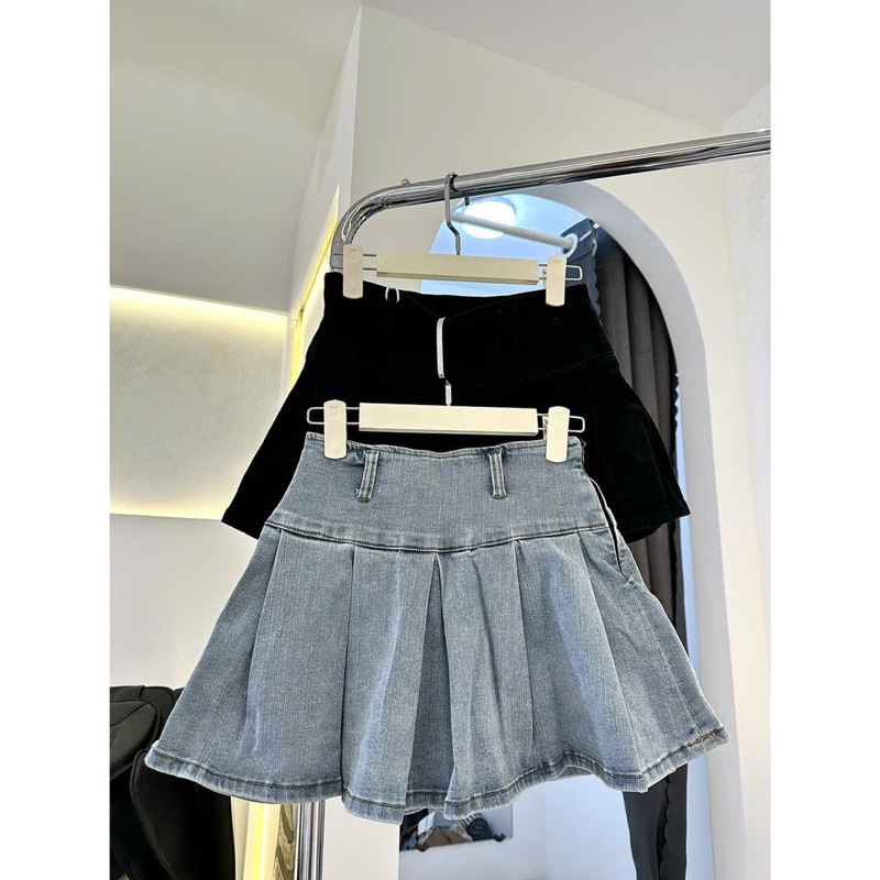 CHÂN VÁY JEANS ĐUÔI CÁ