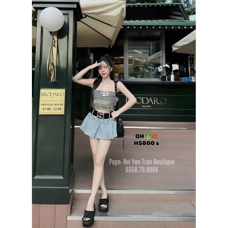 CHÂN VÁY JEANS ĐUÔI CÁ