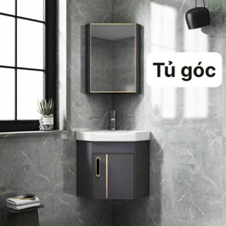 [Giá Sỉ ] tủ chậu lavabo góc treo tường, tủ lavabo góc cho nhà vệ sinh nhỏ MIỄN PHÍ SHIP HCM