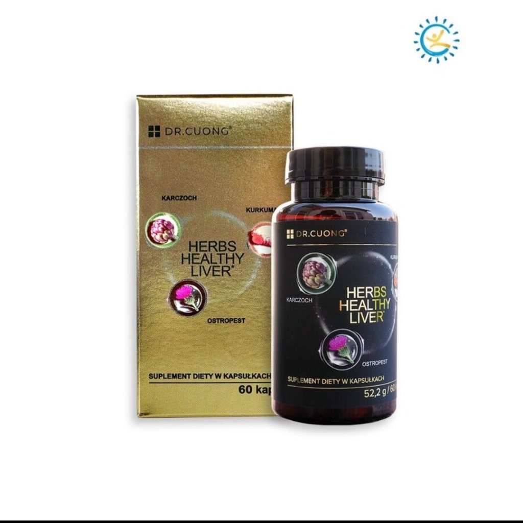 Gan tây Herbs Healthy Liver cửa sổ vàng hỗ trợ tăng cường chức năng gan
