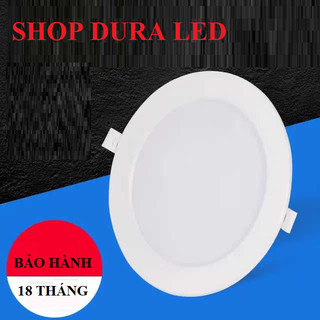 Đèn led panel tròn đèn led âm trần siêu mỏng 6w - 9w - 12w - 18w . ánh sáng trắng - vàng - bảo hành 12 tháng