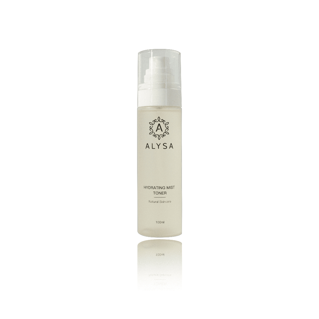Nước hoa hồng làm dịu và cân bằng độ ẩm cho da, toner bảo vệ da nhạy cảm dạng xịt ALYSA 100ml