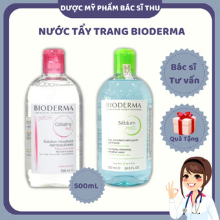 Tẩy trang bio xanh - hồng 500ml