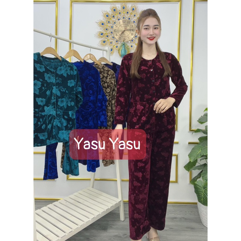 Đồ bộ NHUNG TRUNG NIÊN, Shop chuyên sỉ❤️❤️