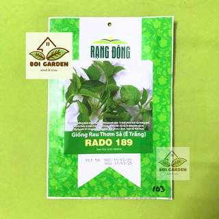 Hạt giống RAU LÁ É trắng / THƠM SẢ (136)