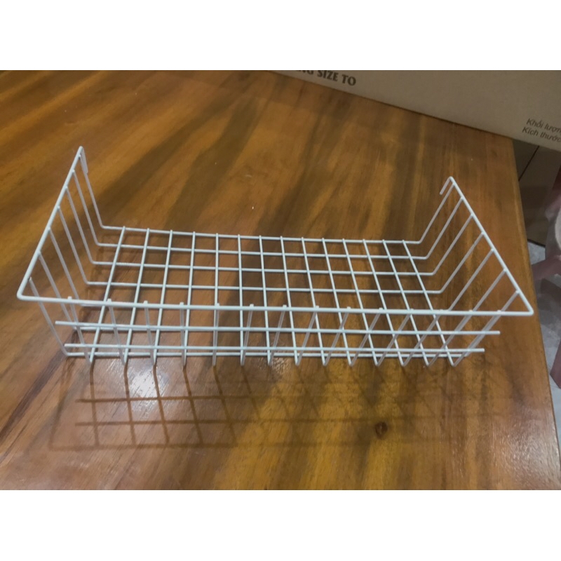Giỏ cài lưới sắt, giỏ treo khung lưới sắt decor trang trí