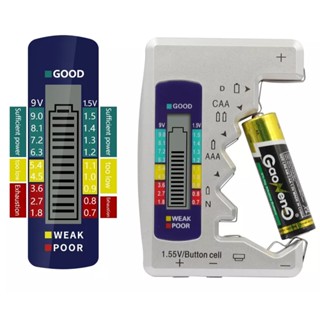Máy kiểm tra dung lượng pin C/D/N/AA/AAA/9V 6F22 Pin cúc áo LR44 1.55V
