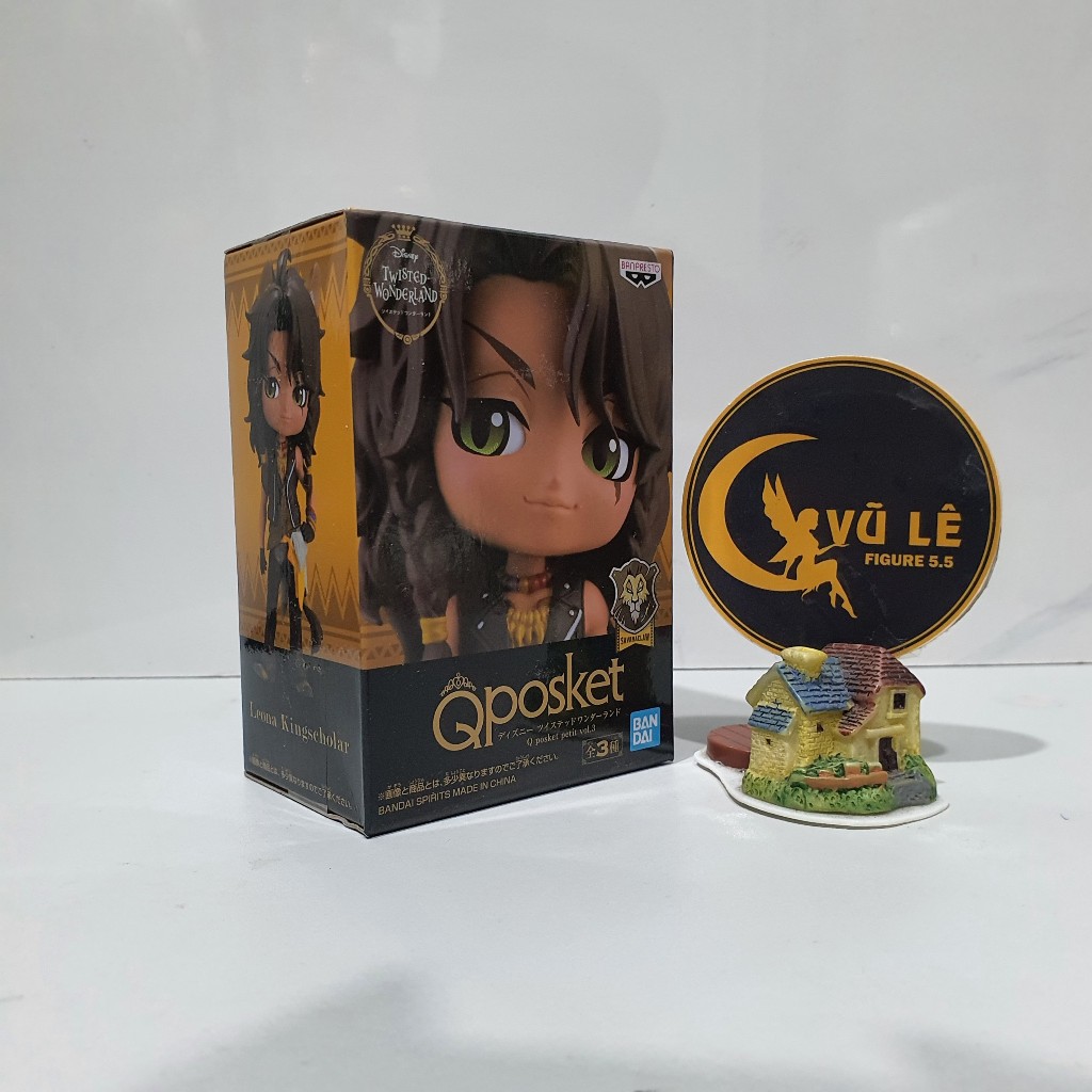 Mô hình Qposket Petit chính hãng Bandai, Disney Twisted Wonderland Azul Trey Clove Ace Leona ..., anime figure Nhật Bản