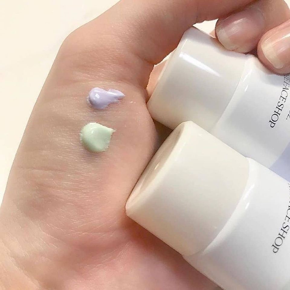 Kem lót kiềm dầu và hiệu chỉnh tông da The Face Shop Air Cotton Makeup Base SPF30 PA++ TFS 40ml