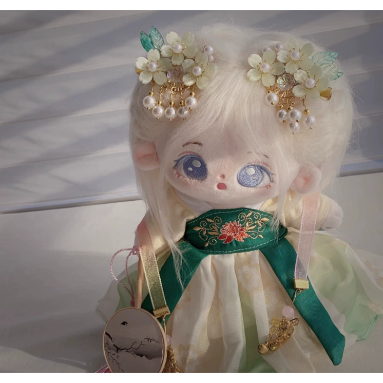 [Có sẵn] Outfit doll 20cm bộ cổ trang kèm trang sức cực xinh (không gồm doll)