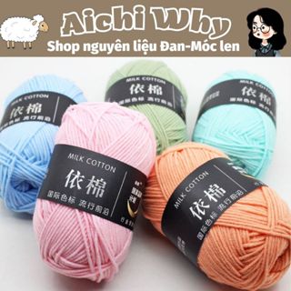 Len Milk Cotton 50g loại 1-2.5mm