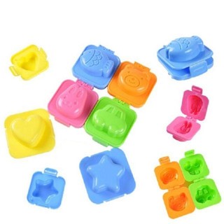 Khuôn Tạo Hình Cơm , Trứng ,Khuôn Làm Bánh Cho Bé Ăn Dặm Ngon Miệng 1 Set 6 Khuôn
