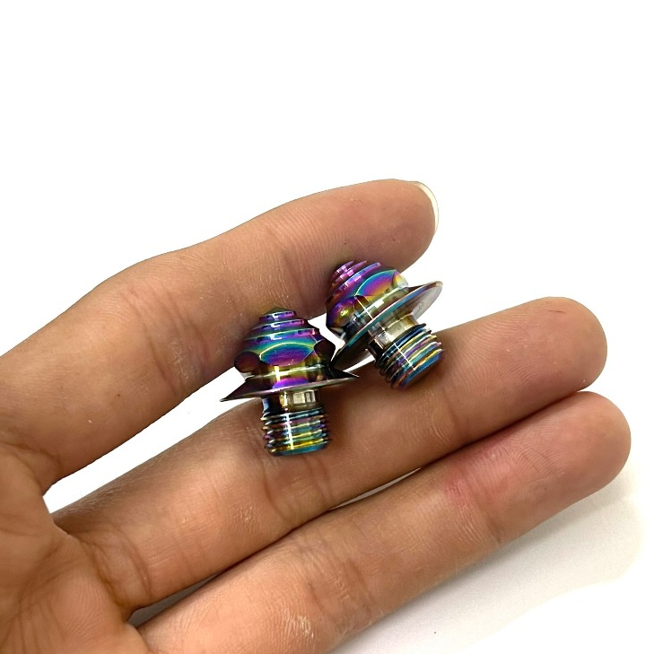 Ốc chân gương, ốc chân gương titan 7 màu gắn cho các dòng xe honda