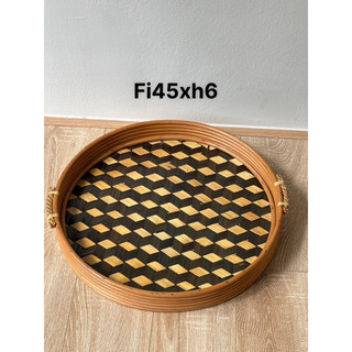 khay mây đựng trà bánh, để decor trang trí tiệc...