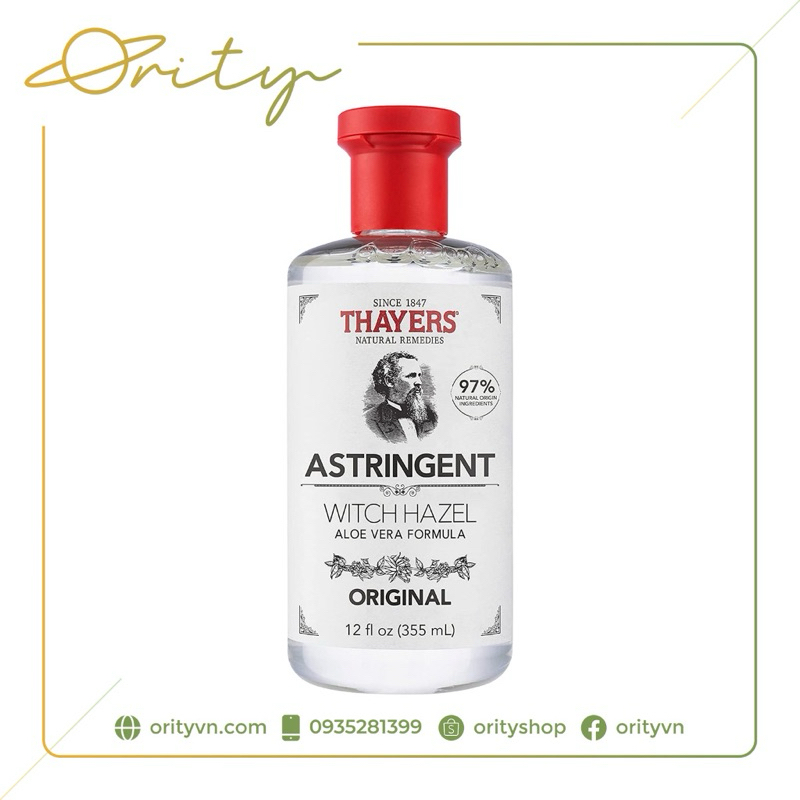 [Chính Hãng] Nước Hoa Hồng Thayers Astringent Witch Hazel Aloe Vera Formula Toner