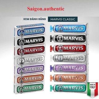 Kem Đánh Răng Marvis giúp trắng răng, thơm miệng, sạch lợi và đánh bay mảng bám trên răng đủ màu