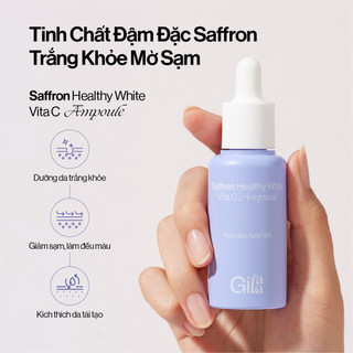 Tinh Chất Đậm Đặc Gilaa Saffron Trắng Khỏe Mờ Sạm 30ml