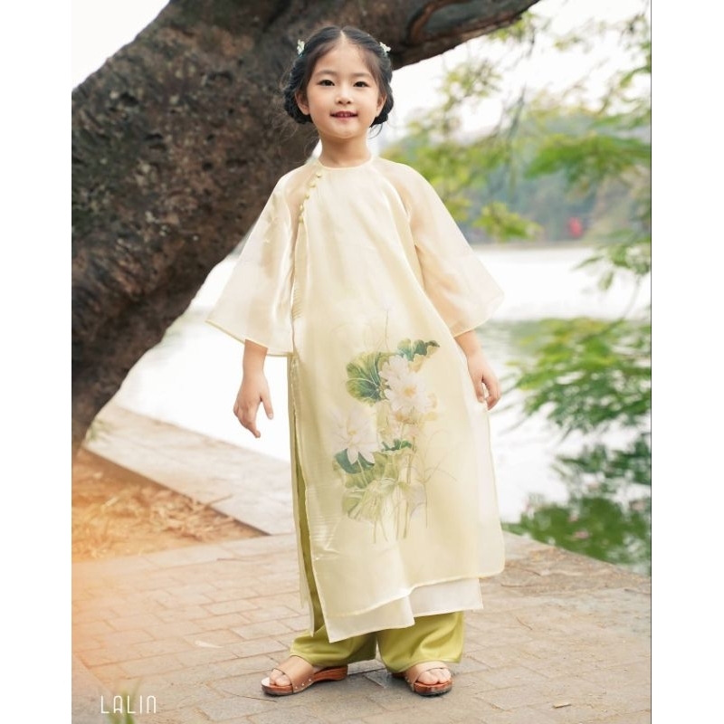 Sét áo dài 💖 FREESHIP 💖 sét áo dài cao cấp cho mẹ và bé