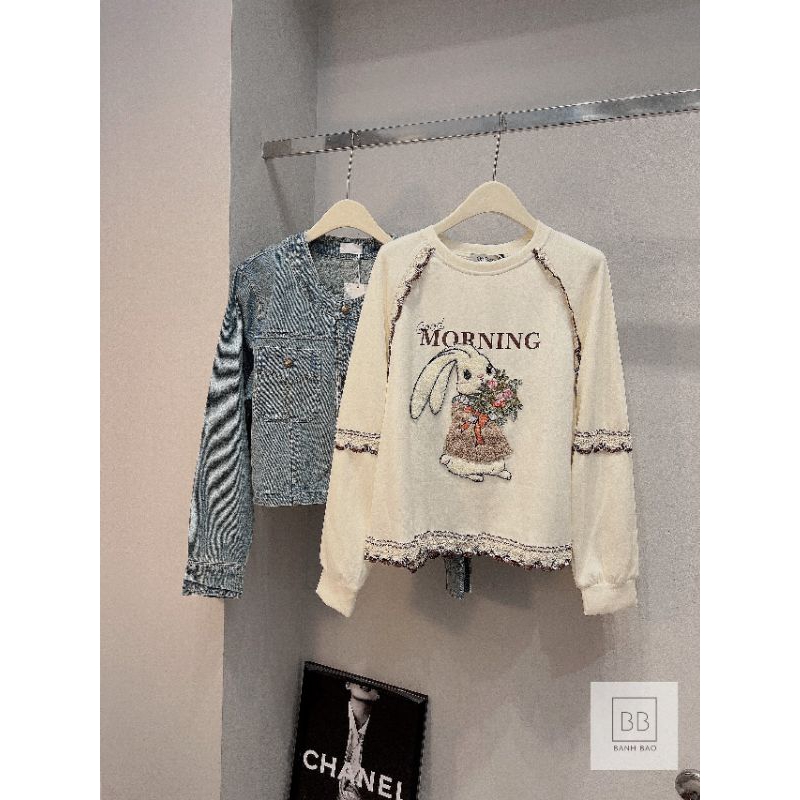 Áo nỉ hình thỏ siêu cute