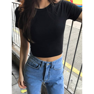 Áo croptop trơn Chất bo zip Haiphuc