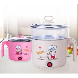 Nồi lẩu mini siêu tốc + vỉ hấp