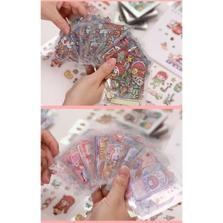 Sticker hình dán dễ thương