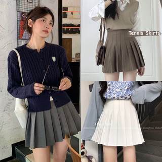 CHÂN VÁY TENNIS ULZZANG (ảnh thật/sẵn/video)
