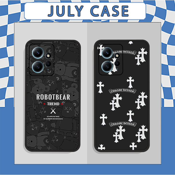 Ốp Xiaomi Redmi Note 12 4G - Redmi Note 12 5G - Redmi Note 12 Pro 5G Hình Thương Hiệu Hot Trend Celine, kẻ siêu đẹp